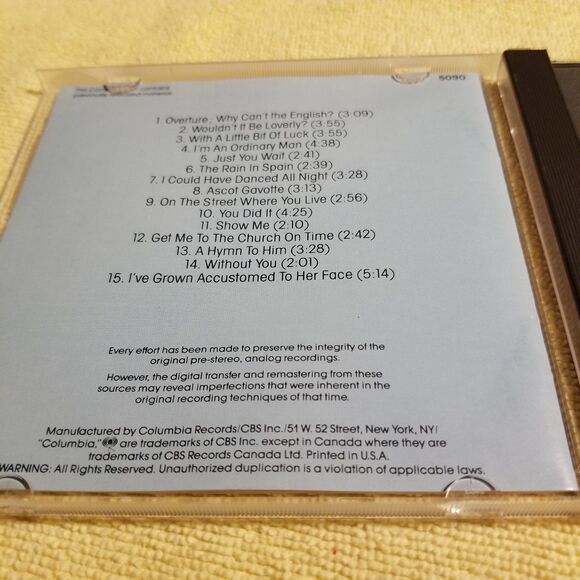 My Fair Lady original Broadway cast soundtrack cd - Picture 6 of 7